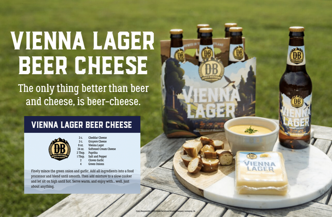 Vienna Lager Beer Cheese Recipe - Devils Backbone Brewing ...